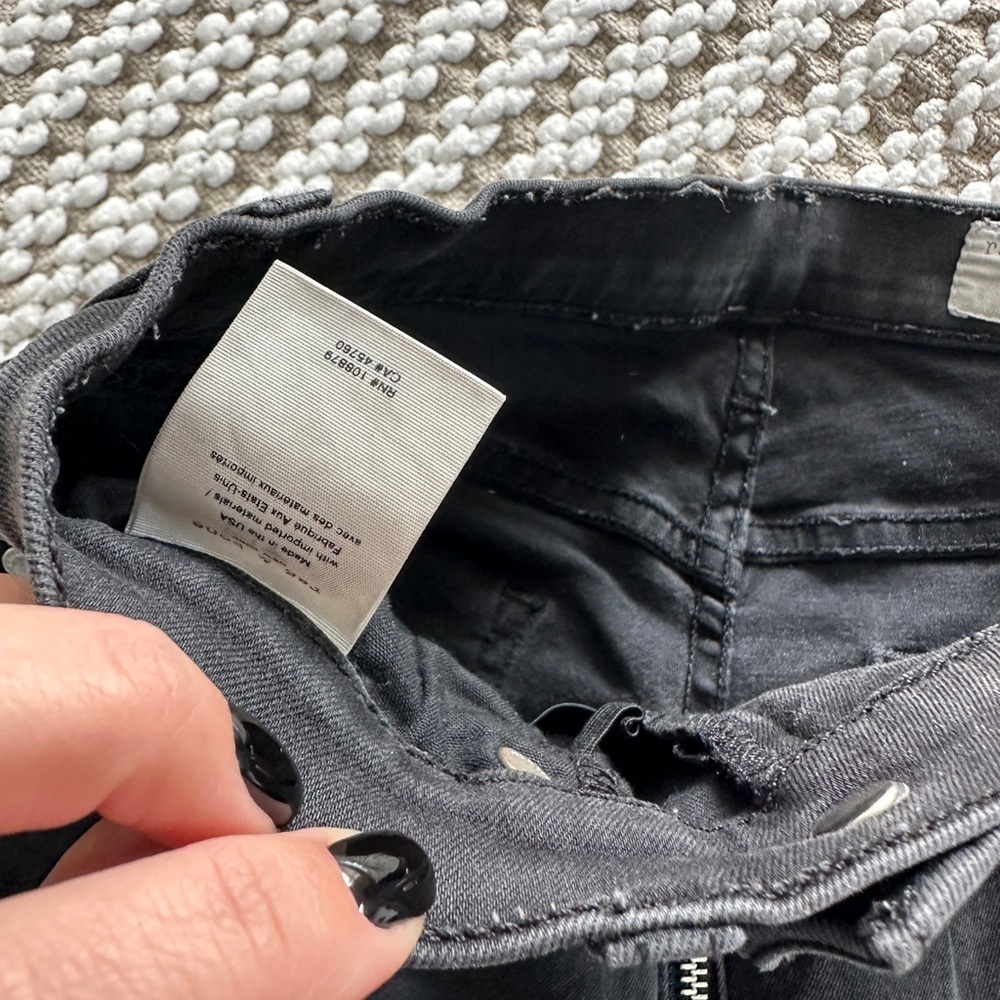 Rag and bone skinny jeans, size 26 preowned high waisted - Picture 4 of 7